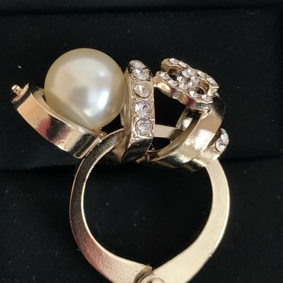 CHANEL Golden color ring Size 52 - Picture 5 of 16